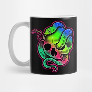 snake and skull Mug